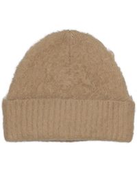 Acne Studios - Kameo Solid Brushed Beanie - Lyst