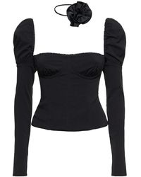 WeWoreWhat - Stretch Tech Corset Top - Lyst