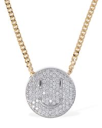 Eera - Smile 18kt & Diamond Long Necklace - Lyst