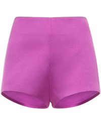 ANDAMANE - Shorts con cintura alta - Lyst