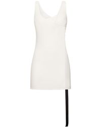 Rick Owens - Tank top double ziggy in jersey di cotone - Lyst