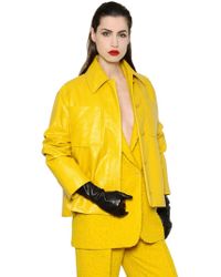 Max Mara Cotton Coated Raincoat - Yellow