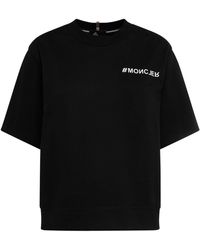 3 MONCLER GRENOBLE - T-shirt in cotone con logo - Lyst