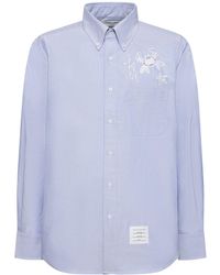 Thom Browne - Straight Fit Button Down L/s Shirt - Lyst