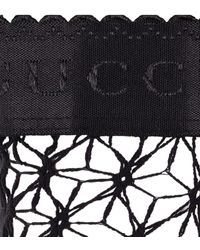 Gucci Calcetines De Techno Stretch - Negro