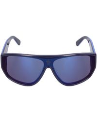Moncler - Tronn shield acetate mask sunglasses - Lyst