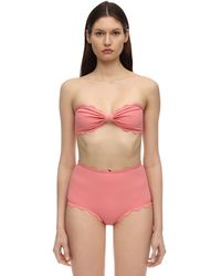 Marysia Swim Antibes Bandeau Bikini Top - Pink