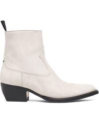 Golden Goose - 45mm Debbie Leather Ankle Boots - Lyst