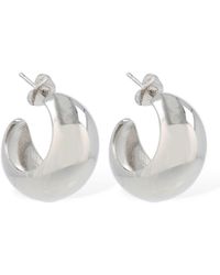 Isabel Marant - Shiny Crescent Hoop Earrings - Lyst