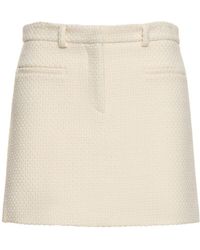 Altuzarra - Zola Wool Blend Mini Skirt - Lyst