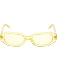 The Attico - Eckige Sonnenbrille Aus Acetat "irene" - Lyst