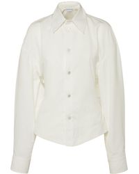 Bottega Veneta - Compact Cotton Shirt - Lyst
