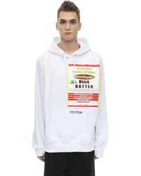 BOTTER Printed Cotton Jersey Sweatshirt Hoodie - White