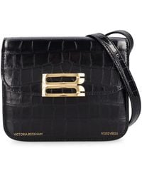 Victoria Beckham - Mini Frame Embossed Leather Shoulder Bag - Lyst