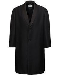 Maison Margiela - Wool & Mohair Twill Coat - Lyst