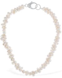 Hatton Labs Peanut Pearl Necklace - Natural