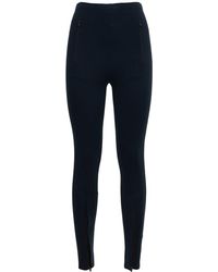 Slacks and Chinos Leggings Wardrobe NYC X Browns 50 Side-split leggings in Black Womens Clothing Trousers 