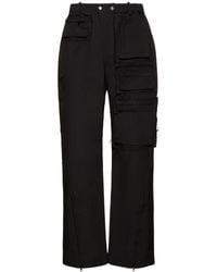 ANDERSSON BELL - Raw Edge Cotton Blend Cargo Pants - Lyst