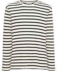 Jil Sander - Camiseta de algodón jersey acanalado - Lyst
