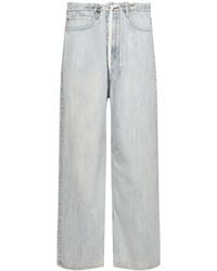 Balenciaga - baggy Cotton Denim Jeans - Lyst