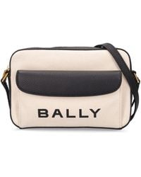 Bally - Bar Daniel Leather Shoulder Bag - Lyst
