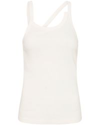 St. Agni - Tank top abstract in cotone organico - Lyst