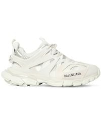 Balenciaga - 30Mm Track Faux Leather & Mesh Sneakers - Lyst