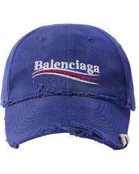 Balenciaga - Political Cotton Drill Cap - Lyst