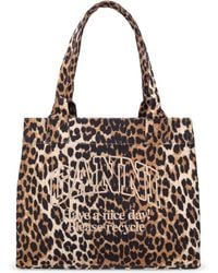 Ganni - Large Easy コットントートバッグ - Lyst