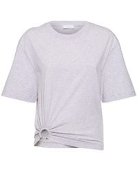 Rabanne - Cotton Jersey T-Shirt - Lyst