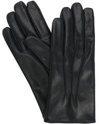 Mario Portolano Handschuhe Aus Nappaleder - Schwarz