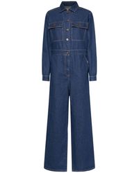 Weekend by Maxmara - Pirania コットンデニムジャンプスーツ - Lyst