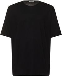 Lemaire - Herren T-Shirt Aus Baumwolljersey Im Relaxed Fit - Lyst