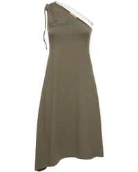 Cormio - Alana One Shoulder Jersey Midi Dress - Lyst