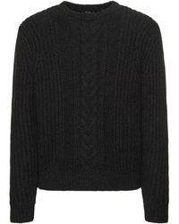 Theory - Vilare Wool Blend Knit Crewneck Sweater - Lyst