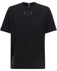 McQ T-shirt En Jersey De Coton Avec Logo - Noir