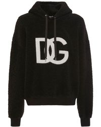Dolce & Gabbana Kapuzensweatshirt Mit Logodruck - Schwarz