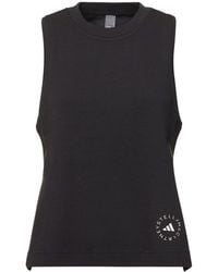adidas By Stella McCartney - Tank top sportswear con logo - Lyst