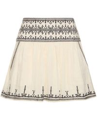 Isabel Marant - Picadilia Cotton Mini Skirt - Lyst