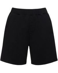 DSquared² - Shorts relaxed fit in felpa di cotone - Lyst
