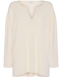 Max Mara - Editto ビスコースブレンドクレープトップ - Lyst