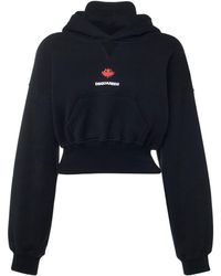 DSquared² - Sweatshirt Mit Kapuze Und Logo - Lyst