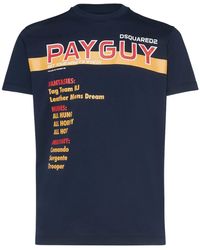 DSquared² - T-shirt en coton imprimé rocco siffredi - Lyst