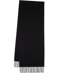 Saint Laurent - Embroidered Cashmere Scarf - Lyst