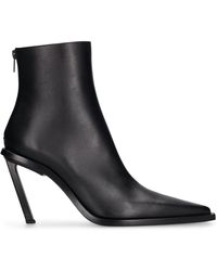 Ann Demeulemeester - 90mm Anic High Heel Leather Ankle Boots - Lyst