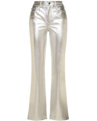 STAUD - Chisel Metallic Straight Pants - Lyst