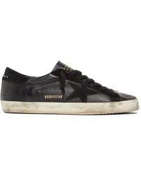 Golden Goose - 20Mm Super Star Leather & Suede Sneakers - Lyst