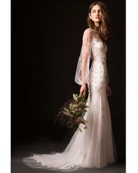 Temperley London Viskosekleid "celeste" - Weiß