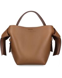 Acne Studios - Mini Musubi Leather Top Handle Bag - Lyst