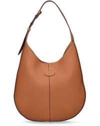 Tod's - Small Sacca Oboe Leather Bag - Lyst
